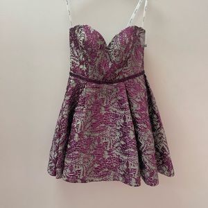 Size 10 Fuchsia Formal Dress